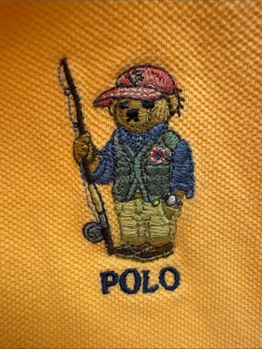 Polo by Ralph Lauren Yellow-Orange Bear Polo Shirt